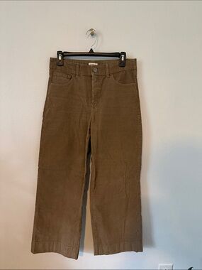 UpWest Women's Brown Straight-Leg Corduroy Pants